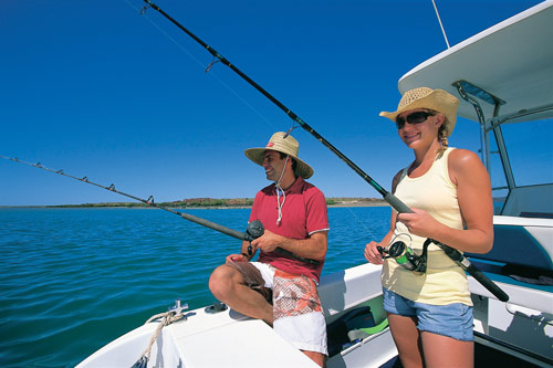A fishing licence is required when fishing from a boat