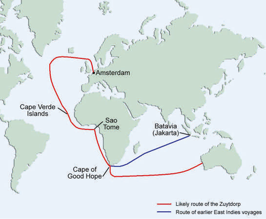 dirk hartog map